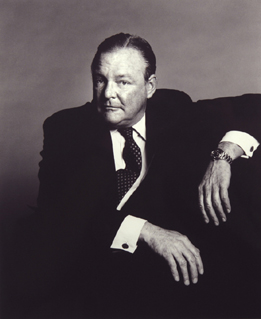 Robert Montgomery Scott in a black and white portrait by Michael Ahearn